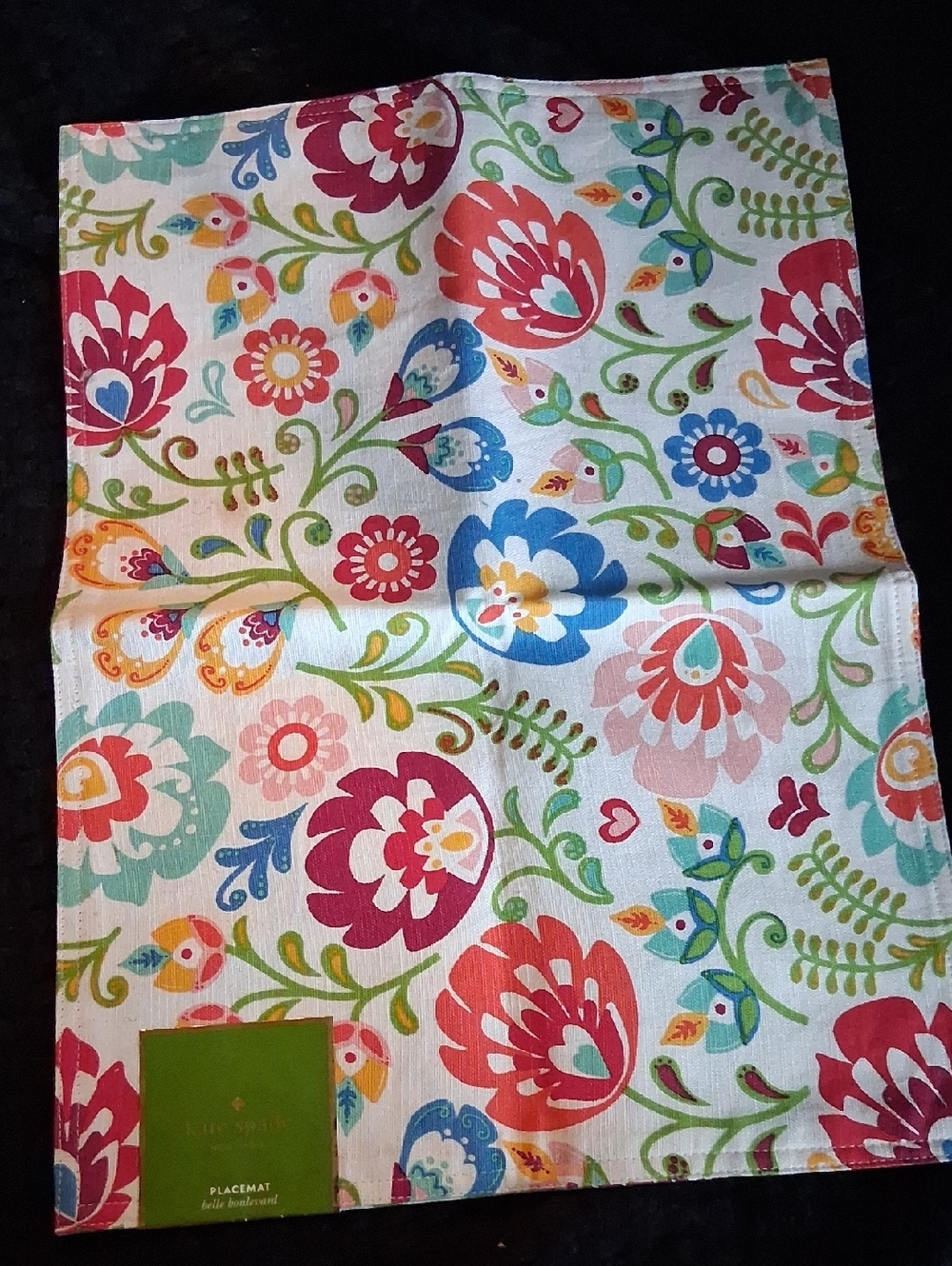 kate spade Floral Cotton Placemat in Multicolor